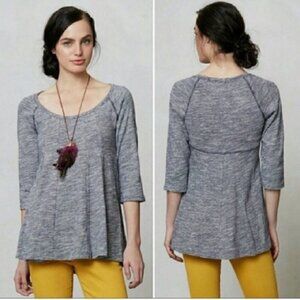 Anthropologie Deletta Pathed Seams Swing Top, Med